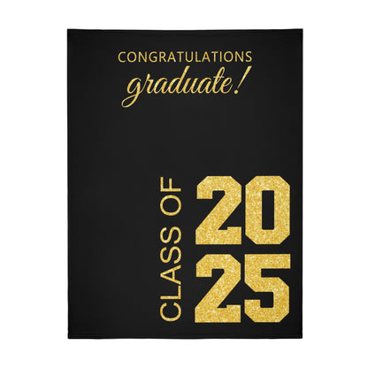 Personalized Class of 2025 Graduation Blanket - Graduation Gift