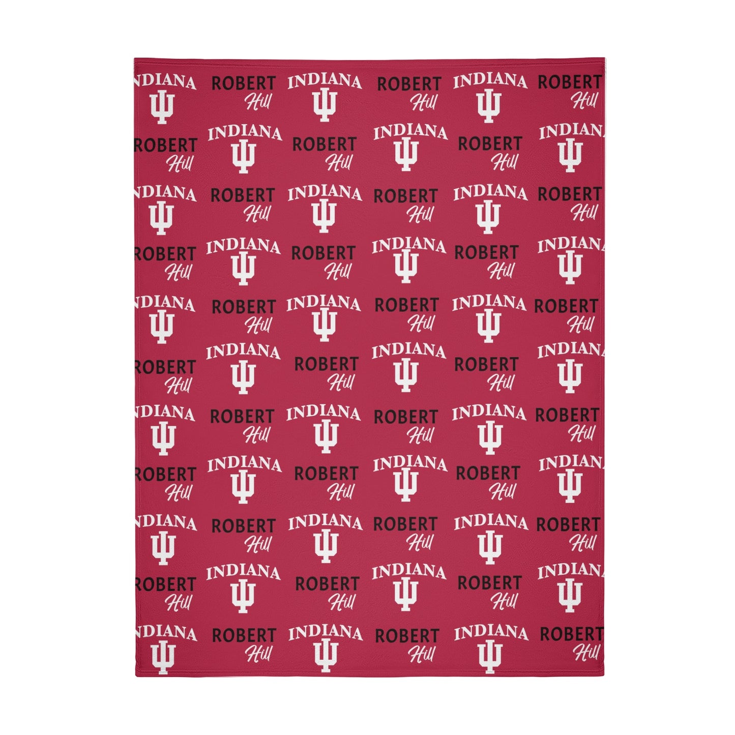 Personalized School Badge Name Blanket